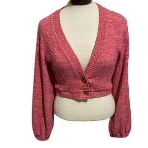 Zara  Crop Knit Sweater Cardigan Women’s  Size Medium